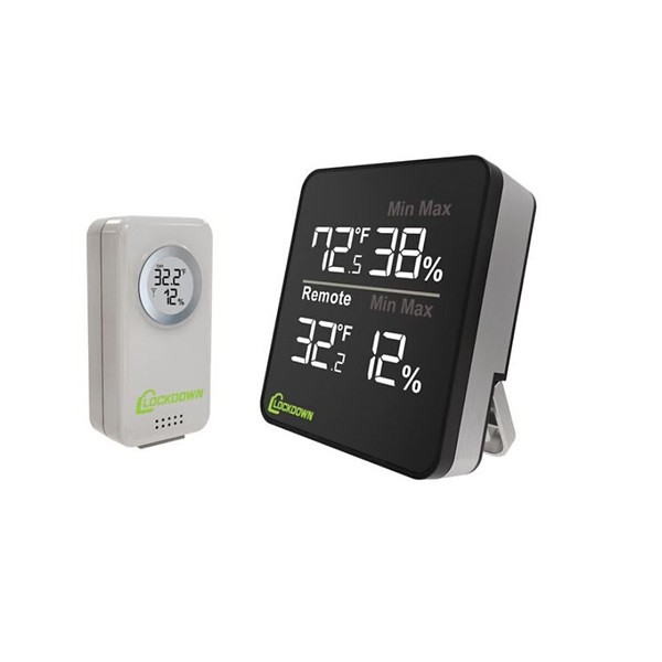 LOCKDOWN Wireless Digital Hygrometer