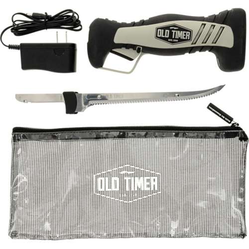 Pro Stainless Steel Electric Fillet Knife With 5 Blades and Glove