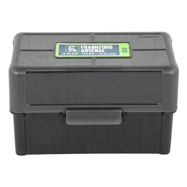 FRANKFORD ARSENAL Hinge-Top Rifle Ammo Box 50 Round