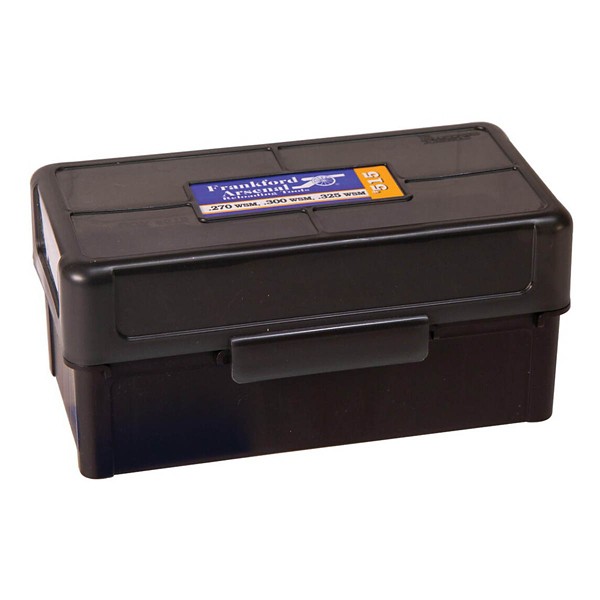 FRANKFORD ARSENAL Hinge-Top Magnum Rifle Ammo Box 50 Round