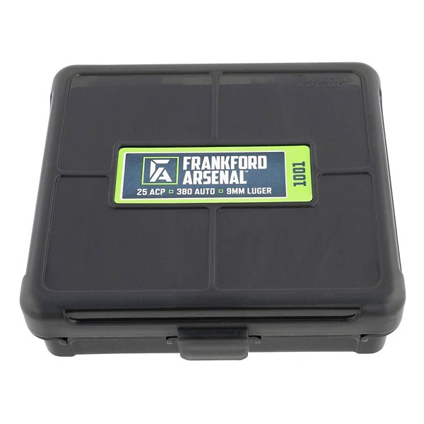 FRANKFORD ARSENAL Hinge-Top Pistol Ammo Box 100 Round