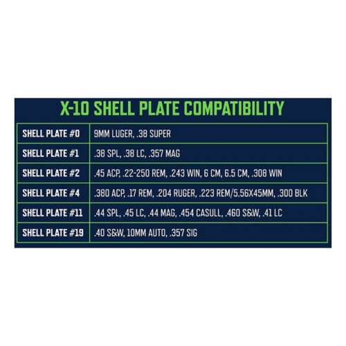 Frankford Arsenal Progressive Reloading Press X-10 Shell Plates