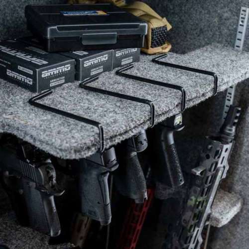 Lockdown Shelf Handgun Rack - 4 Pack