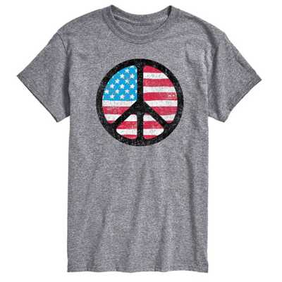 Distressed Peace Sign Flag