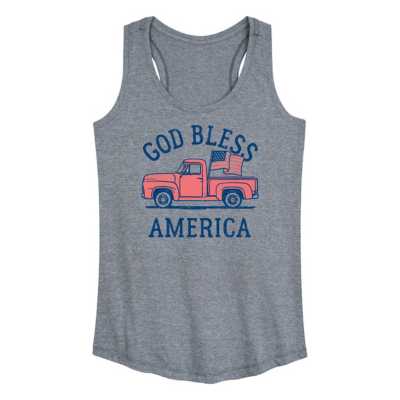 Pick Up Truck God Bless America