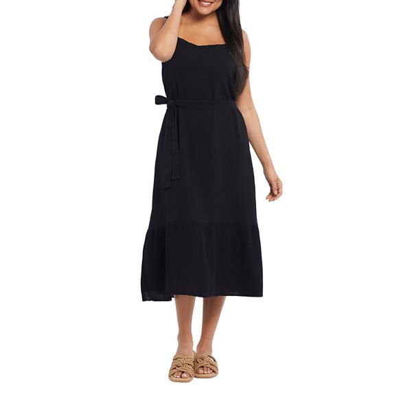 Women's Tribal Front Tie Midi Dress product image