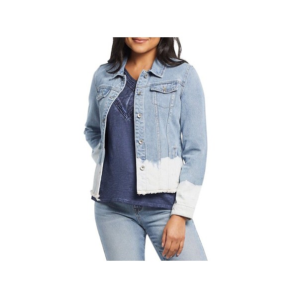 Women's Tribal Color Block Jean Jacket product image