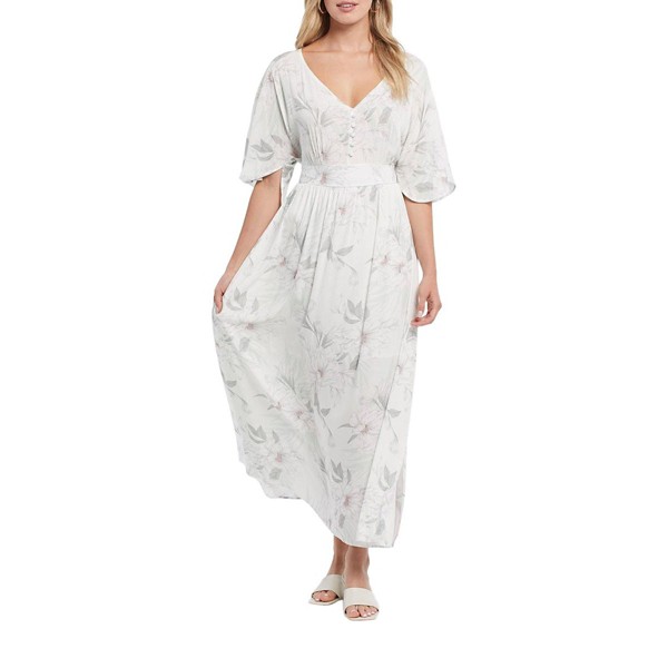 Women's Tribal Dolman Sleeve Maxi Dress product image