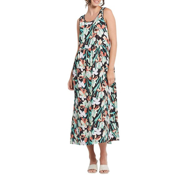Women's Tribal Sleeveless Back Button Dress product image