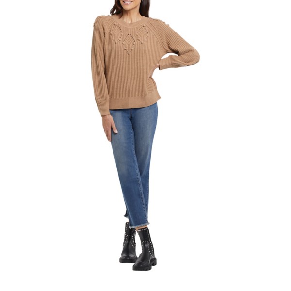 Women's Tribal Pompoms Sweater product image