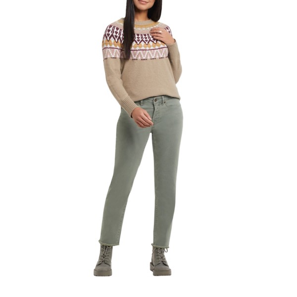 Women's Tribal Crew Neck Intarsia Sweater product image