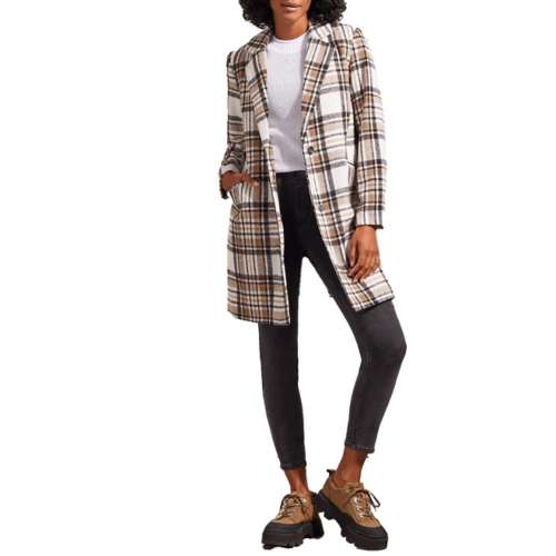Women's Tribal Duster Plaid Jacket