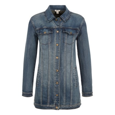 tribal maxi jean jacket