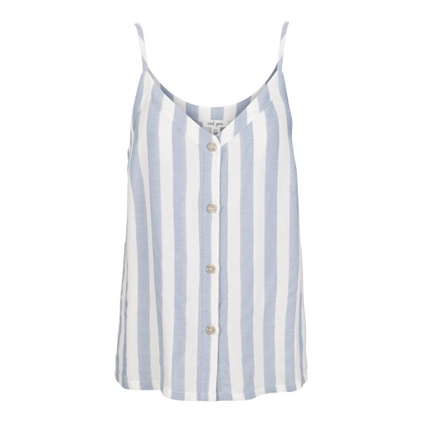 Women's Tribal Stripe Button Front Cami Tank Top product image