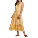 Women's Tribal X Over Front Maxi Dress