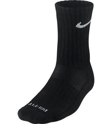 nike high socks black