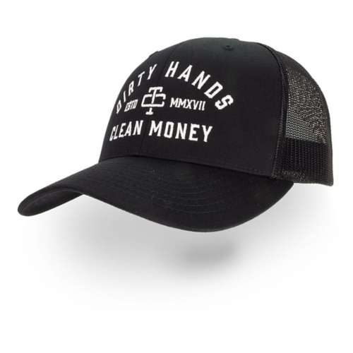 Men's Troll Co. Dirty Hands Clean Money Curved Mesh Snapback Hat