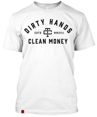 Men's Troll Co Clothing Dirty Hands Clean Money Classic T-Shirt