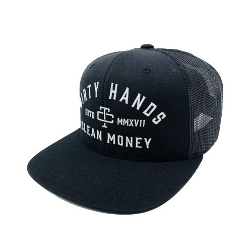 Men's Troll Co. Clothing Dirty Hands Clean Money Meshback Snapback Hat - Primary Image