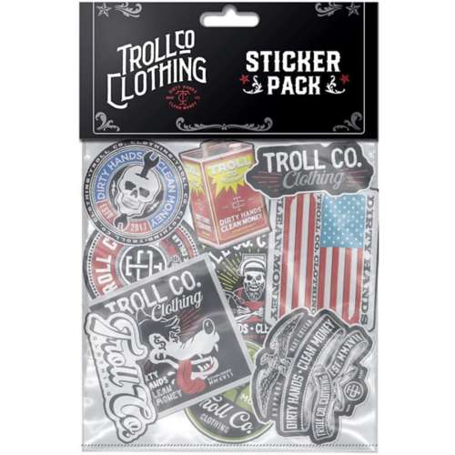 Troll Co. Stitched Up Hard Hat Sticker Pack