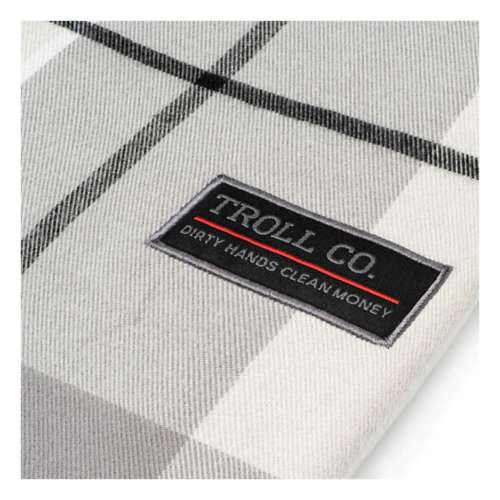 Men's Troll Co. Clothing Pierce Flannel Long Sleeve Button Up Shirt