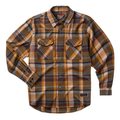 Men's Troll Co. clothing Upper Chester Flannel Long Sleeve Button Up Shirt