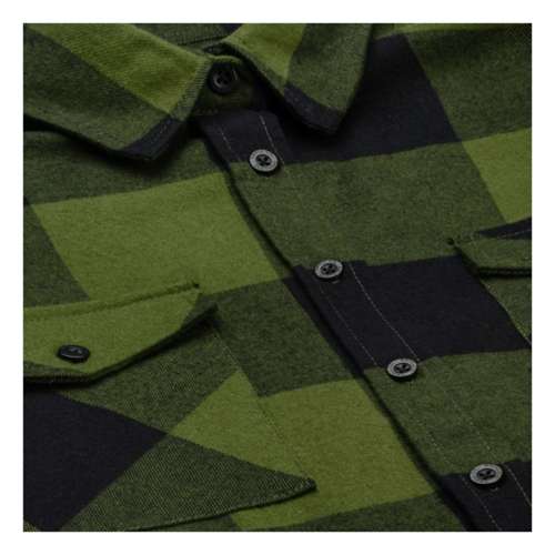 Men's Troll Co. Clothing Ada Flannel Long Sleeve Button Up Shirt