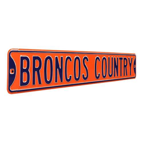Authentic Street Signs  Denver Broncos Country Street Sign