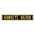 Authentic Street Signs Iowa Hawkeyes "Hawkeye Nation" Street Sign - Thumbnail 1 of 2