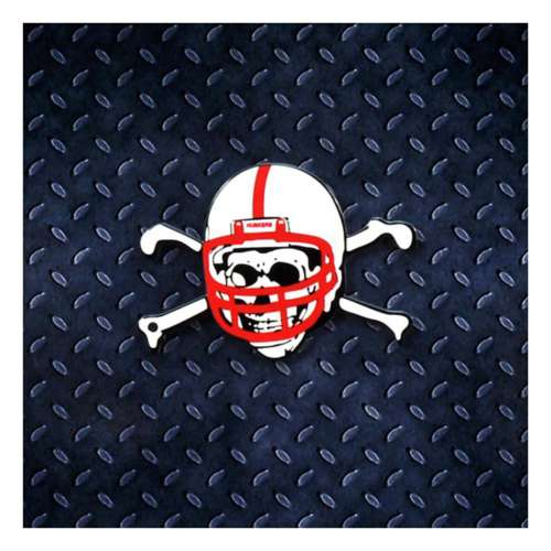 Tampa Bay Buccaneers Orange Helmet w/ Pirate Flag logo type Die-Cut MAGNET