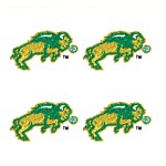 Spirit Gear North Dakota State Bison 4pk. Glitter Tattoos - Thumbnail 3 of 3