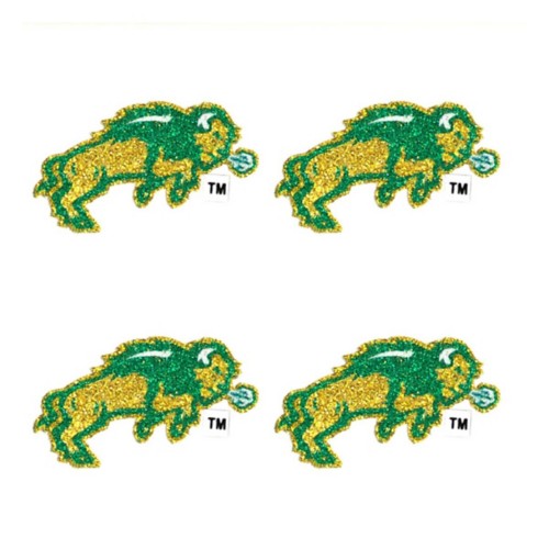 Spirit Gear North Dakota State Bison 4pk. Glitter Tattoos - Primary Image
