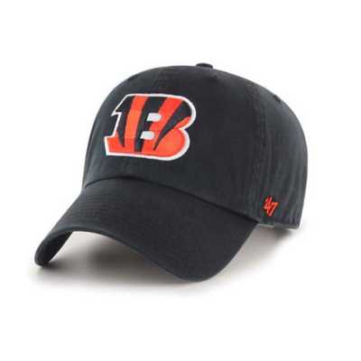 Cincinnati Bengals Clean Up Black 47 Brand Adjustable Hat