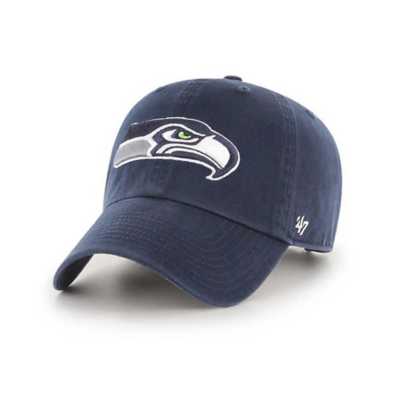 '47 Brand Seattle Seahawks Clean Up Adjustable Hat (Navy)