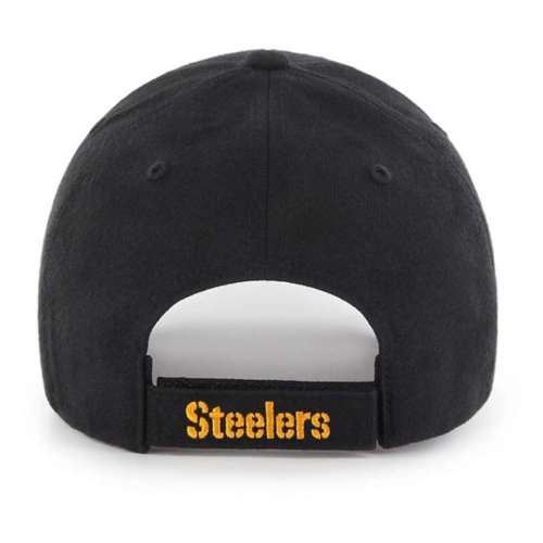 Youth Pittsburgh Steelers Solid Team Color White Adjustable Hat