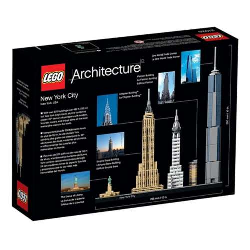 Om indstilling ledsager Magtfulde LEGO Architecture New York City 21028 Building Set | SCHEELS.com