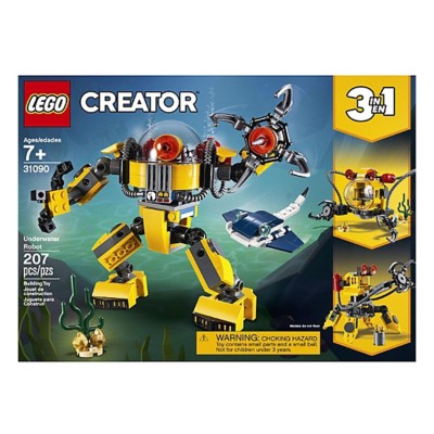 lego creator underwater robot