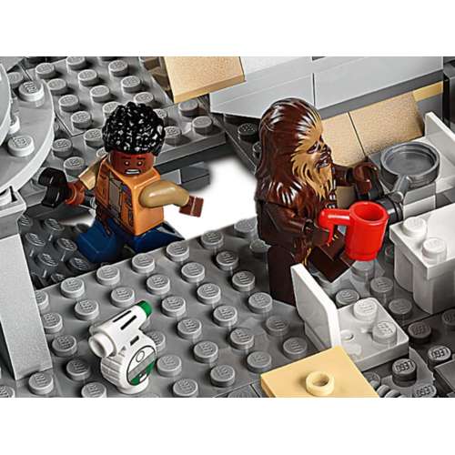  LEGO - Star Wars Millennium Falcon - 75192 - Buildable Model  and Figures: Finn, Chewbacca, Lando, C-3PO, R2-D2 and Skywalker - Rise  Collection - from 12 Years Old : Toys & Games