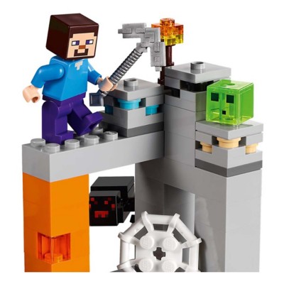 lego minecraft abandoned mine