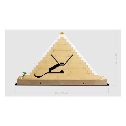 Outlet Architecture Great Pyramid of Giza 21058 Building Set (1,476)