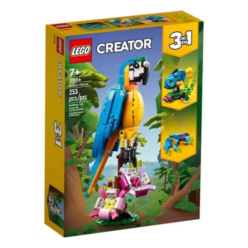 LEGO Creator 3in1 Exotic Parrot 31136 Building Set