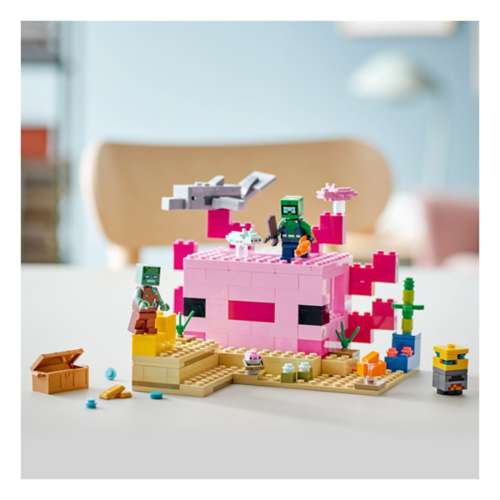 LEGO Minecraft The Axolotl House 21247 Building Set