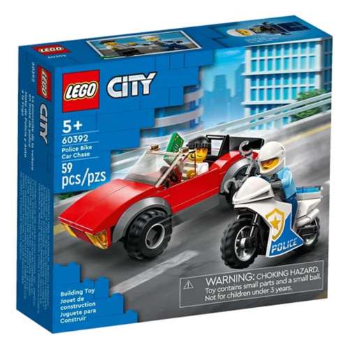 LEGO City Police Police Bike Car Chase 60392 Building Set