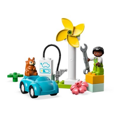 LEGO DUPLO Town Wind Turbine and Electric Car 10985 Building Set