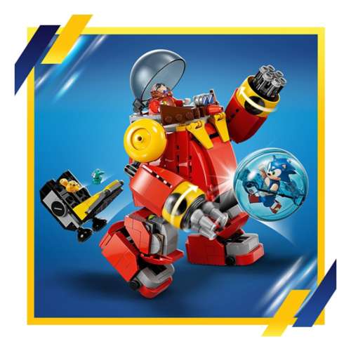 LEGO Sonic the Hedgehog Sonic vs. Dr. Eggman’s Death Egg Robot 76993  Building Toy for Sonic Fans and 8 Year Old Gamers, Includes Speed Sphere  and