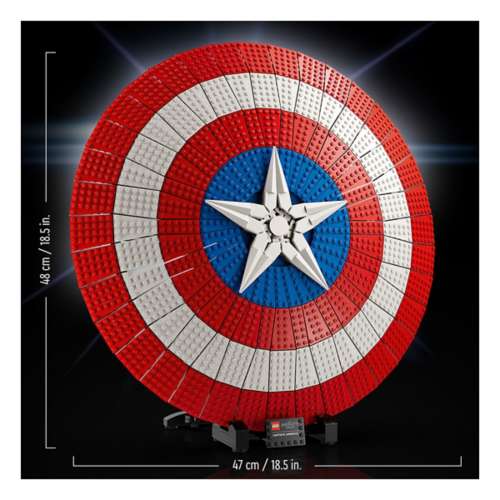 Captain America Shield Crew Sock with Wings