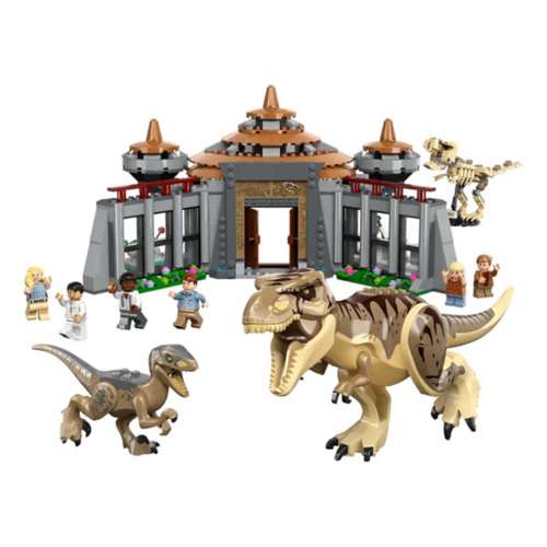 LEGO Jurassic World Visitor Center: T. Rex & Raptor Attack 76961 Building Set