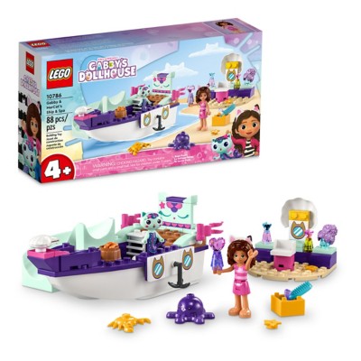 LEGO Gabbys Dollhouse Gabby & MerCat's Ship & Spa 10786 Building Set