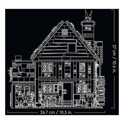LEGO Disney Hocus Pocus The Sanderson Sister's Cottage 21341 Building Set