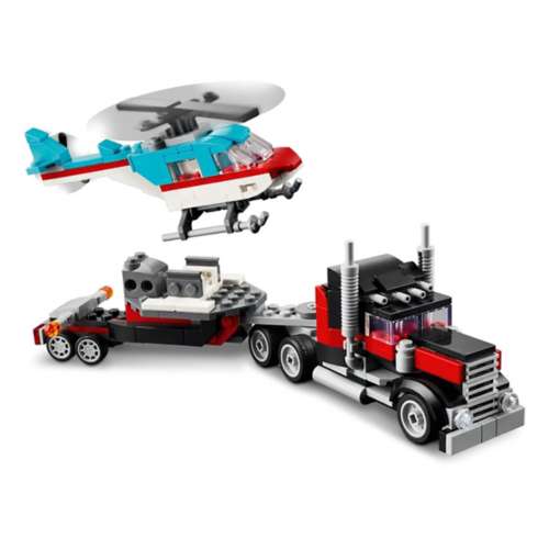 LEGO Creator 3in1 Flatbed Truck with Helicopter 31146 Building Set